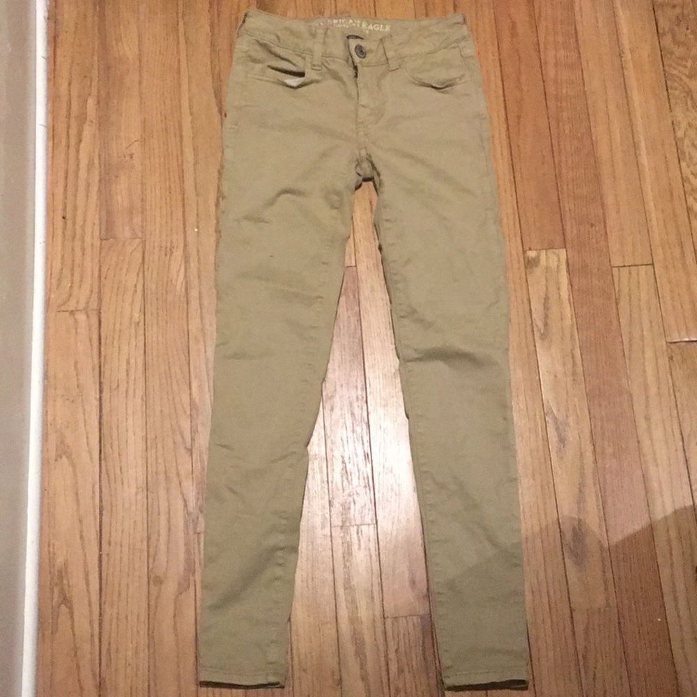 💗Host pick💗 AE super super stretchX khaki pants